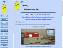 Tablet Screenshot of airqualitylabs.com